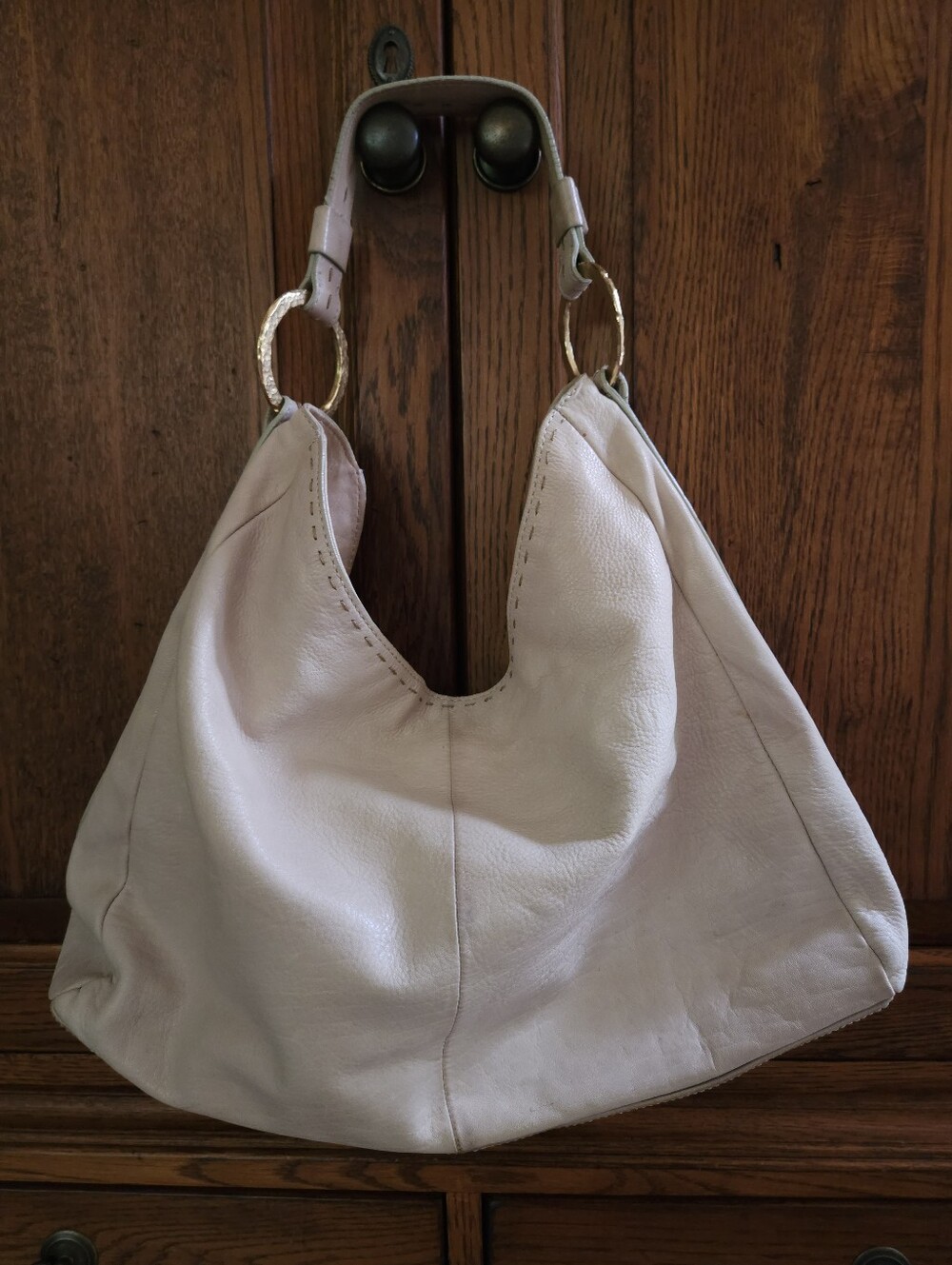 Sigrid Olsen Buttery Leather Hobo Bag 17"x10"